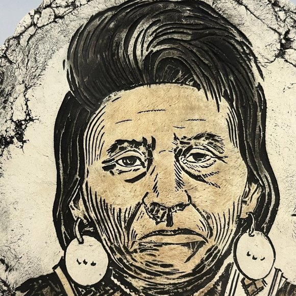 Shapes Of Clay By Stan Langtwait Mount St Helen Ash Native American Chief Joseph - Picture 2 of 16